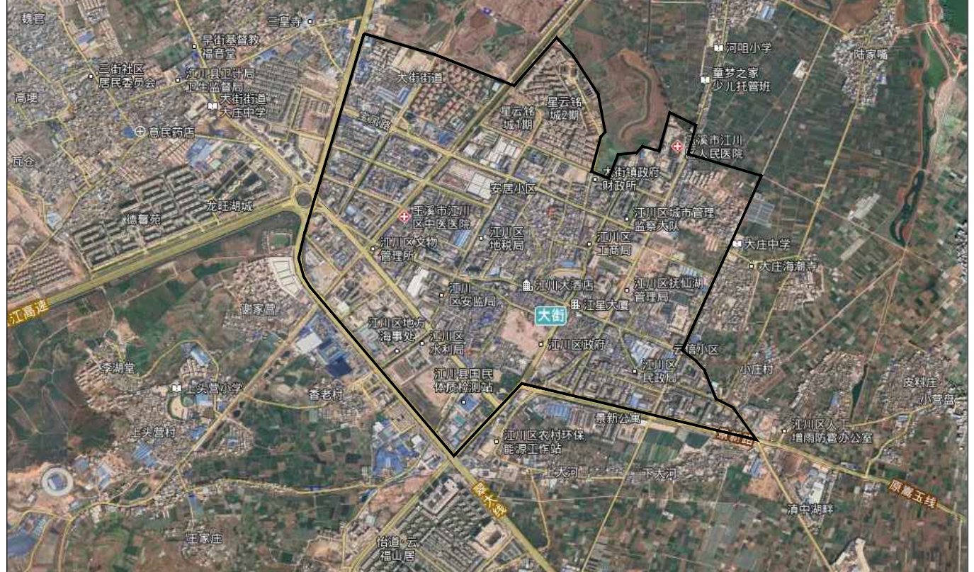 玉溪市江川区人民政府关于划定禁止使用高排放非道路移动机械区域的