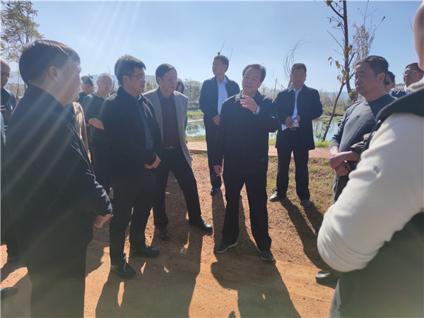 李洪云到江川督察星云湖流域河湖长制工作