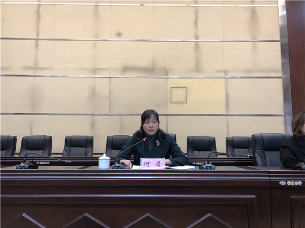 区委常委,区委宣传部部长何眉在开班仪式上作动员讲话,要求在培训过程