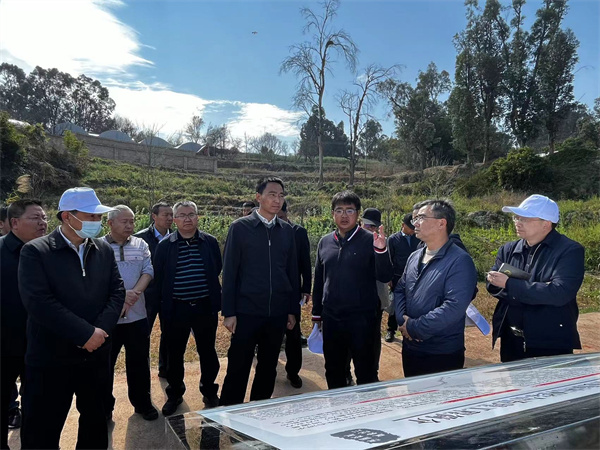 江华到江川区调研星云湖保护治理工作