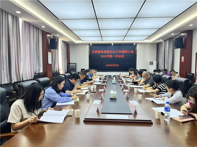 区委宣传思想文化工作领导小组2025 年第...
